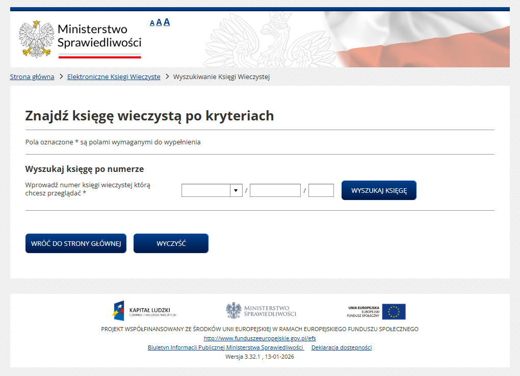 przegladarka ksiag wieczystych